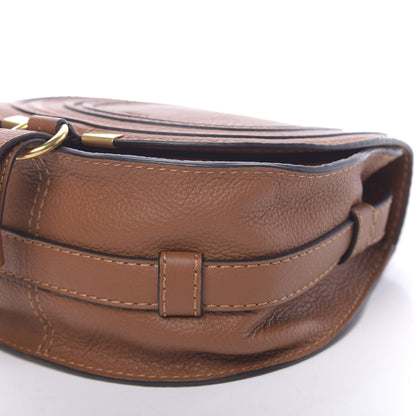 Chloe Calfskin Mini Marcie Round Crossbody Bag Tan 9 of 10
