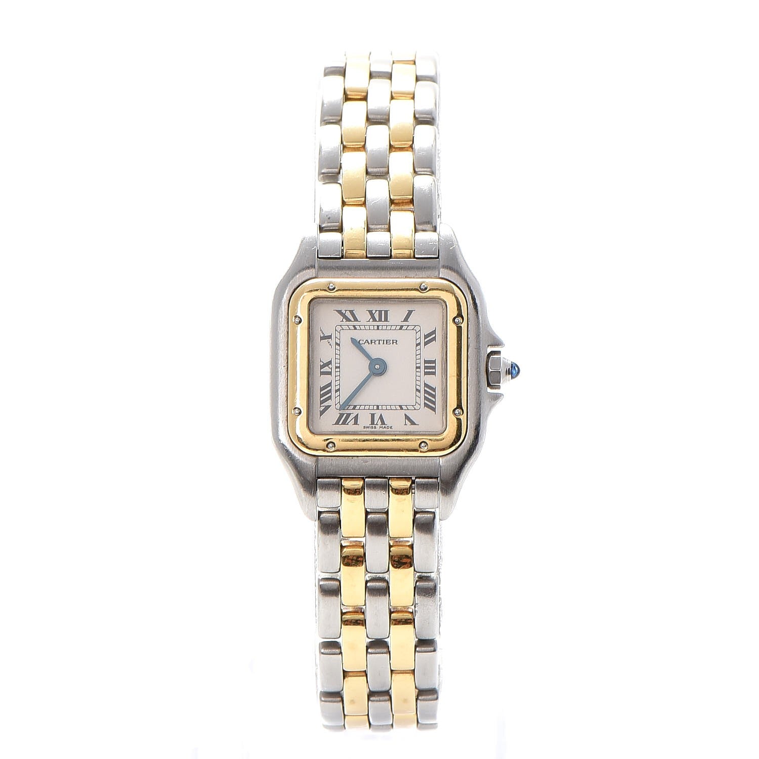 Cartier Stainless Steel 18K Yellow Gold 22mm Panthere Quartz Watch 1 of 8