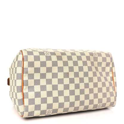 Louis Vuitton Damier Azur Speedy 30 4 of 17