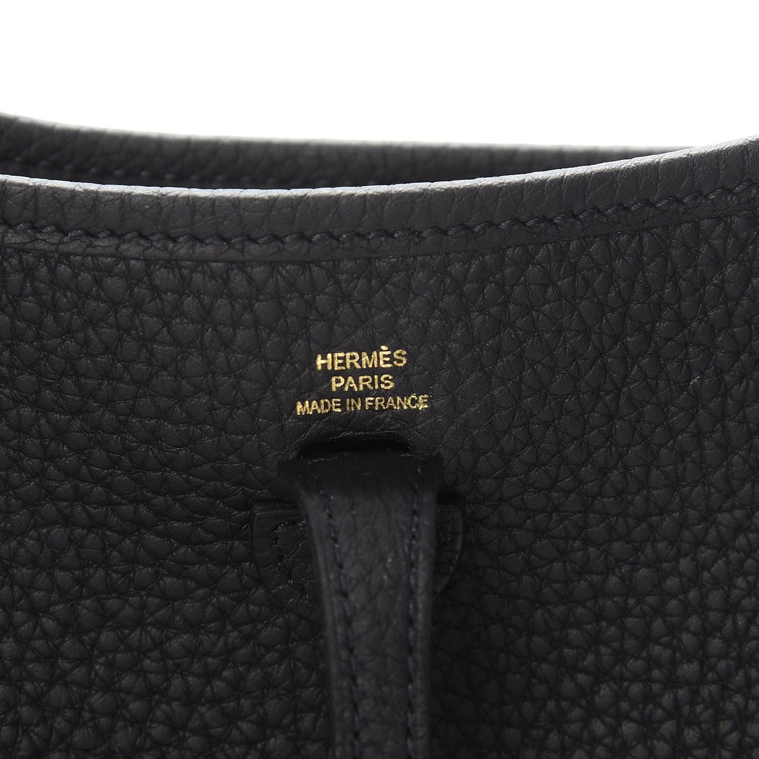 Hermes Taurillon Clemence Evelyne TPM Black 6 of 11