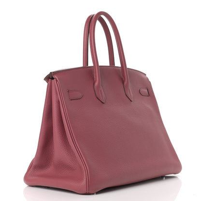 Hermes Togo Birkin 35 Bois de Rose 3 of 10