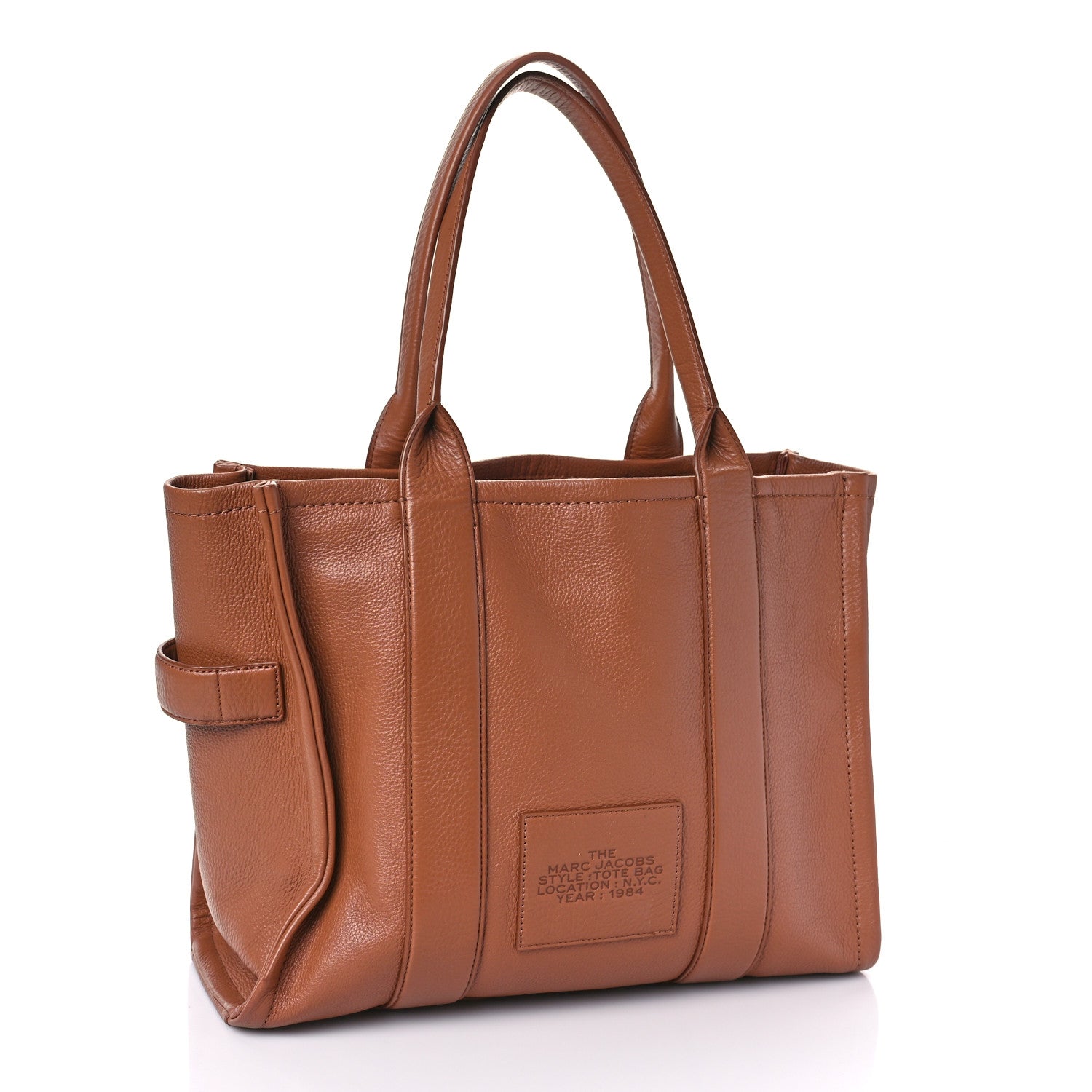 Marc Jacobs Grained Calfskin Large The Tote Bag Argan Oil 3 of 10