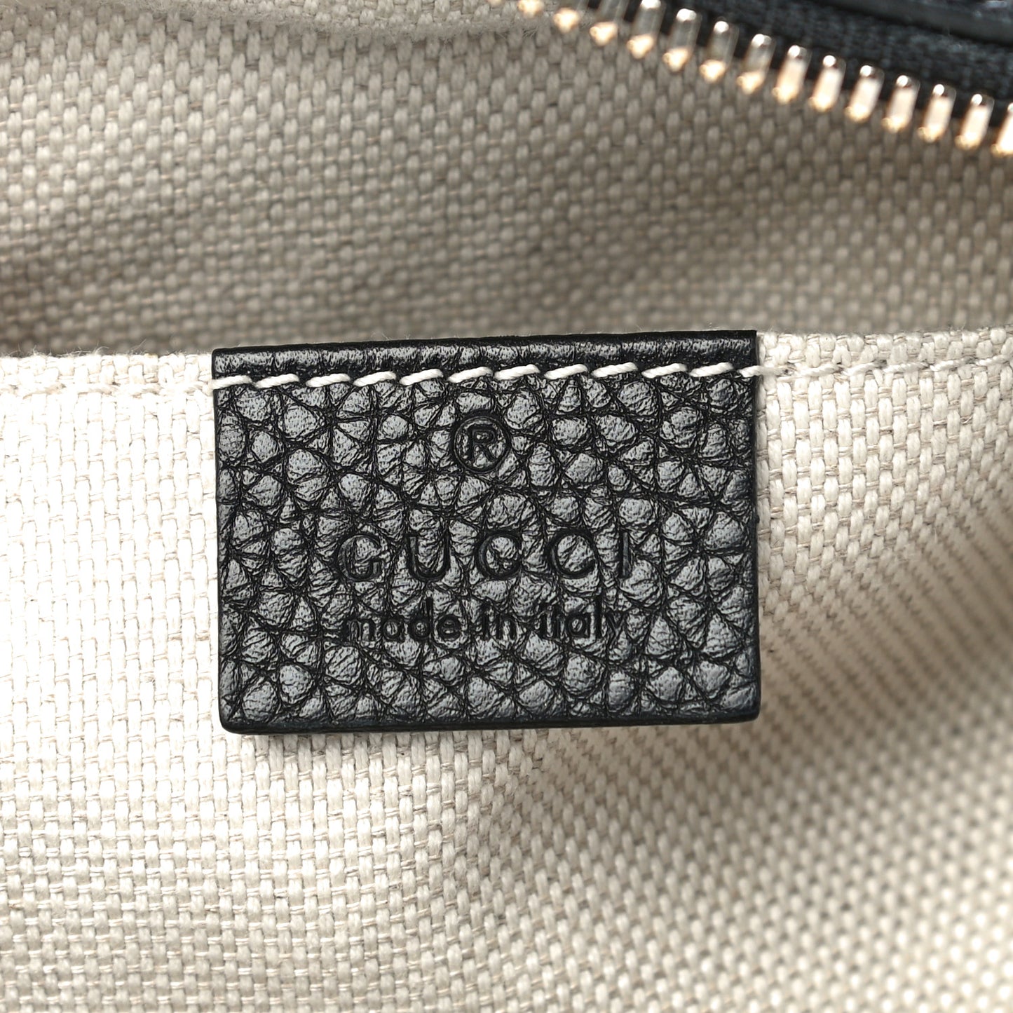 Pebbled Calfskin Small Soho Disco Bag Black