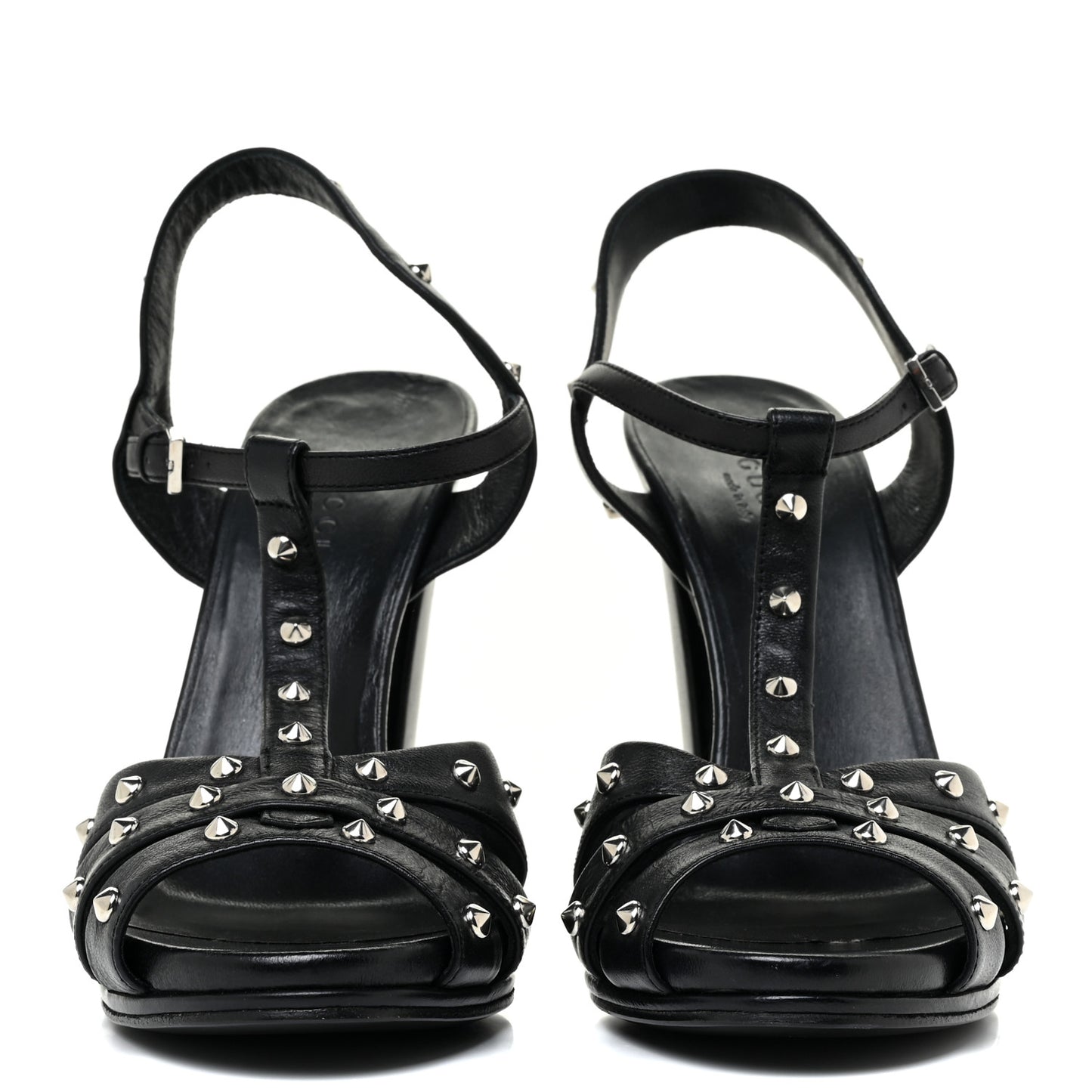 Nappa Studded Melville Sandals 37.5 Black
