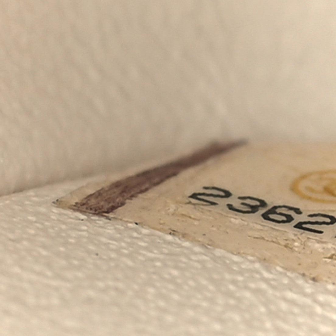 Crumpled Calfskin Quilted Medium Double Flap White