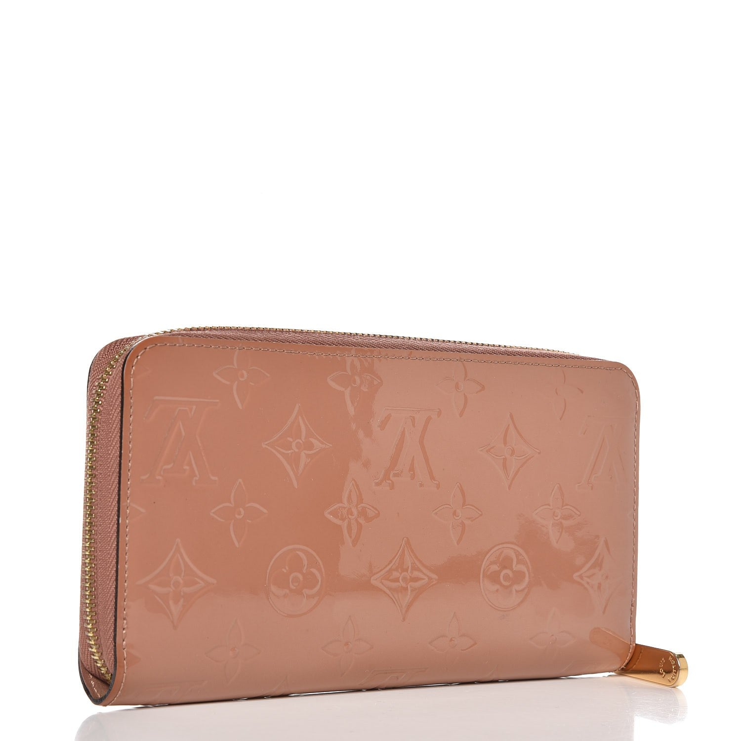 Louis Vuitton Vernis Zippy Wallet Rose Velours 3 of 7