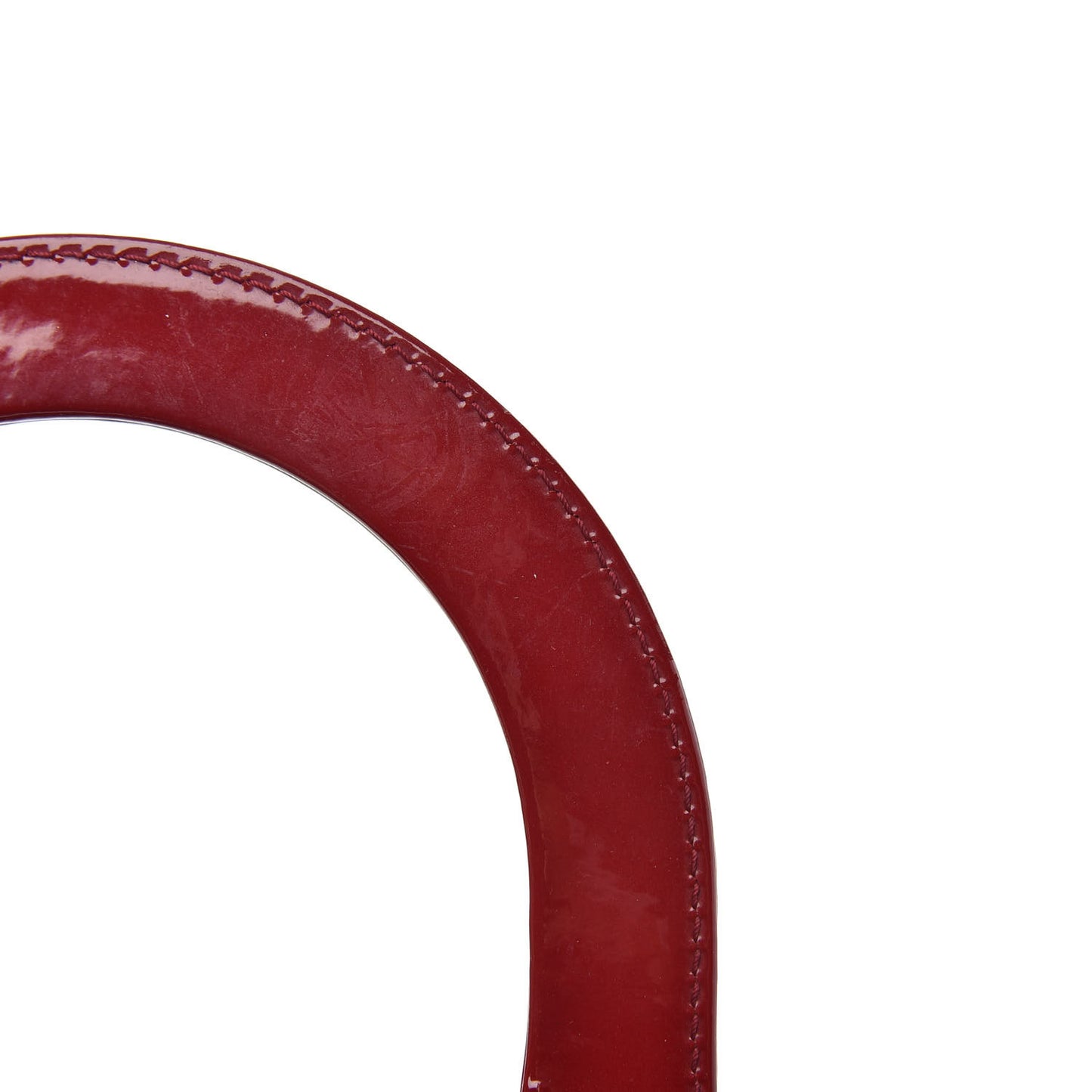 Patent Cannage Medium Lady Dior Red