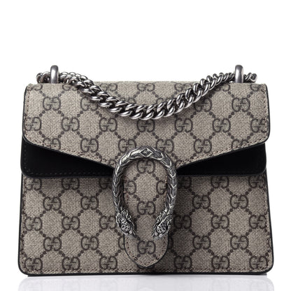 Gucci GG Supreme Monogram Mini Dionysus Shoulder Bag Black 1 of 11