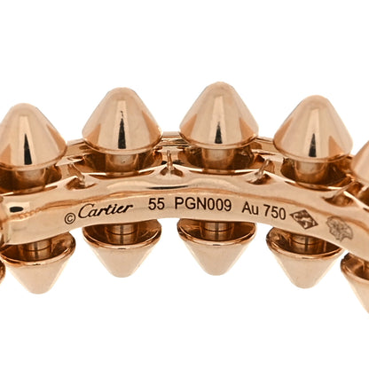 Cartier 18K Pink Gold MM Clash De Cartier Ring 55 7.25 4 of 5