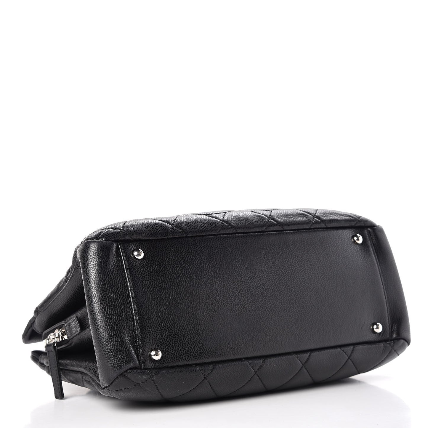 Caviar Quilted Timeless CC Soft Tote Black