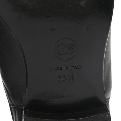 Chanel Calfskin Elastic Short Boots 36.5 Black 7 of 7