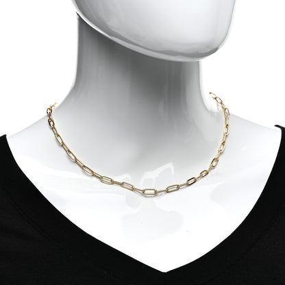 Roberto Coin 18K Yellow Gold Paper Clip Link Necklace 2 of 4