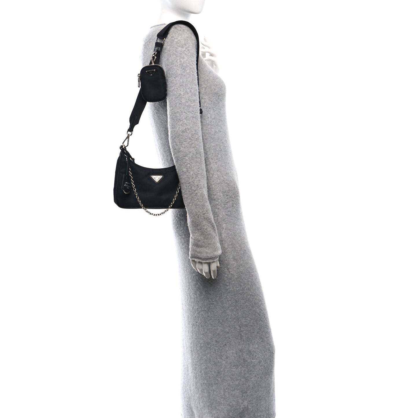 Nylon Re-Edition 2005 Shoulder Bag Black