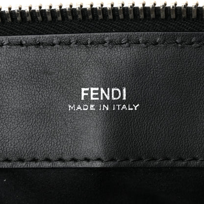 Fendi Vitello Baltico Dolce DotCom Satchel Black 6 of 11
