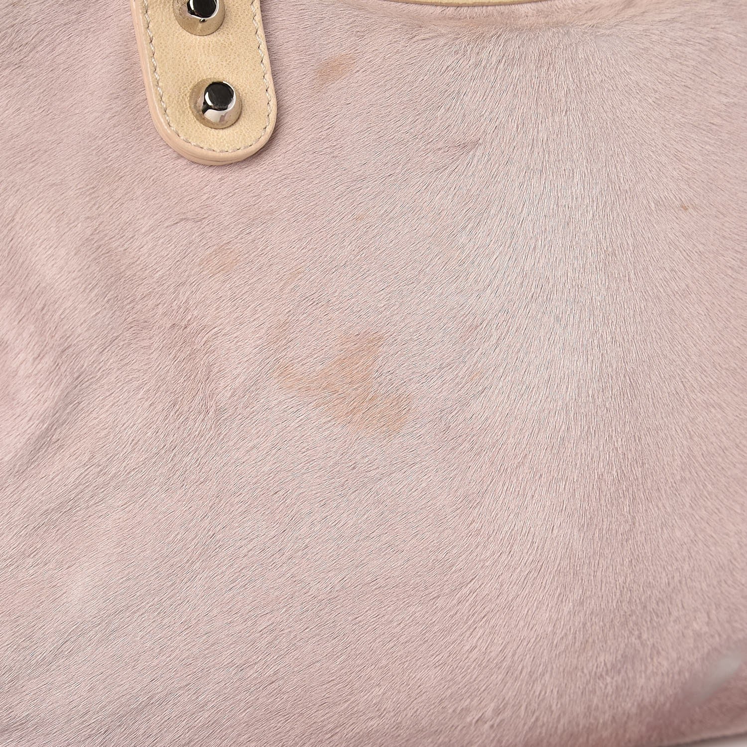 Balenciaga Chevre Pony Hair Classic Silver Hardware City Pale Rose 12 of 18