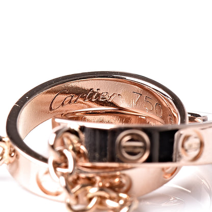 Cartier 18K Pink Gold Interlocking LOVE Bracelet 5 of 6