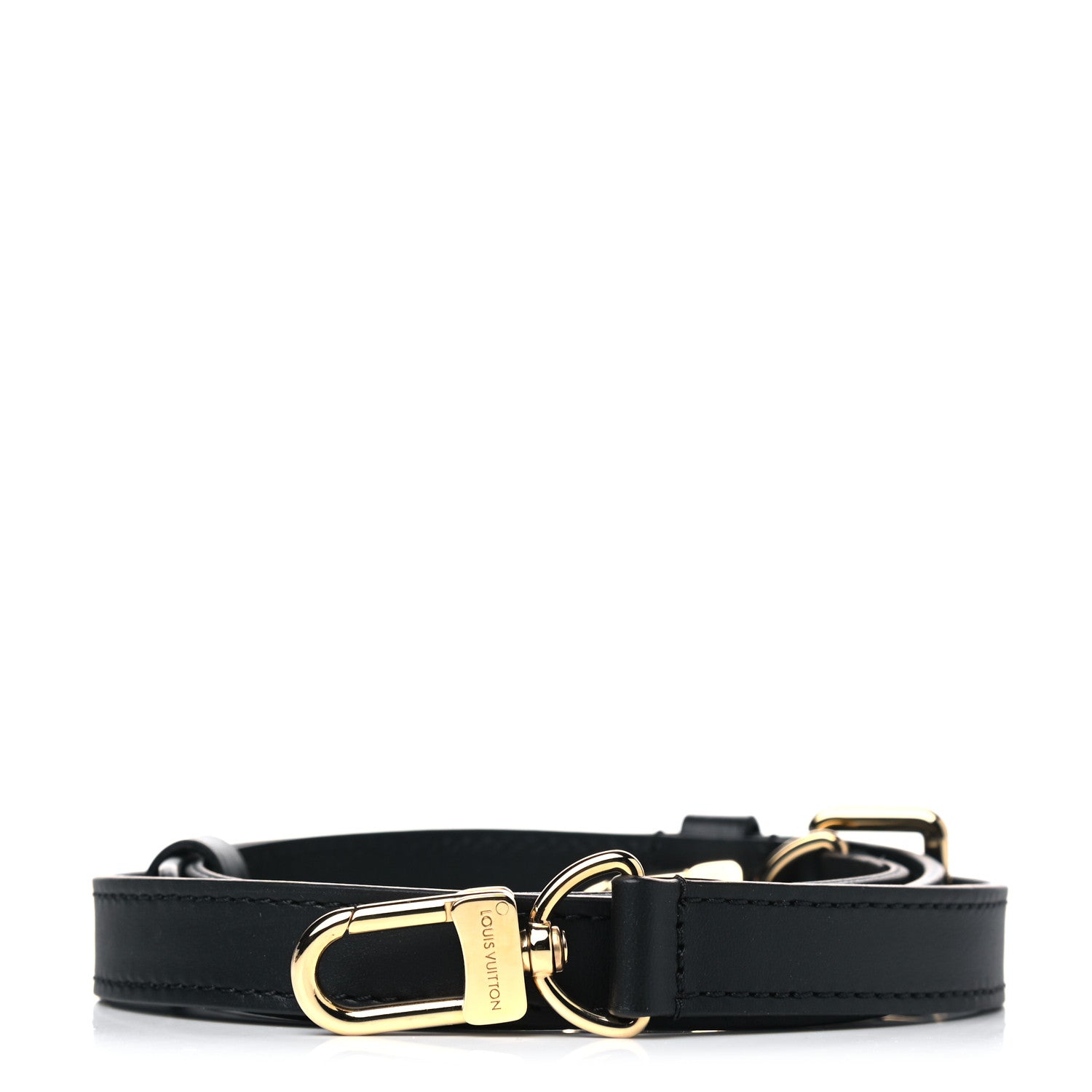 Louis Vuitton Calfskin V Tote BB Shoulder Strap Black 1 of 4