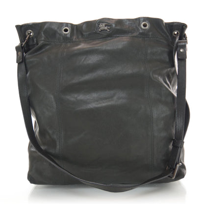 Burberry Leather Messenger Bag Black 1 of 7