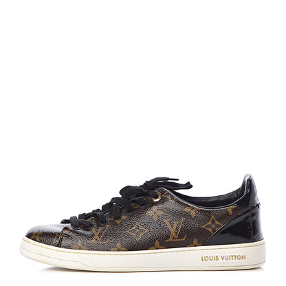 Louis Vuitton Patent Monogram Frontrow Sneakers 38 1 of 11