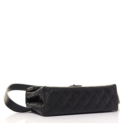 Chanel Grained Calfskin Quilted 2.55 Reissue Flap Belt Bag Clutch Black 4 of 14