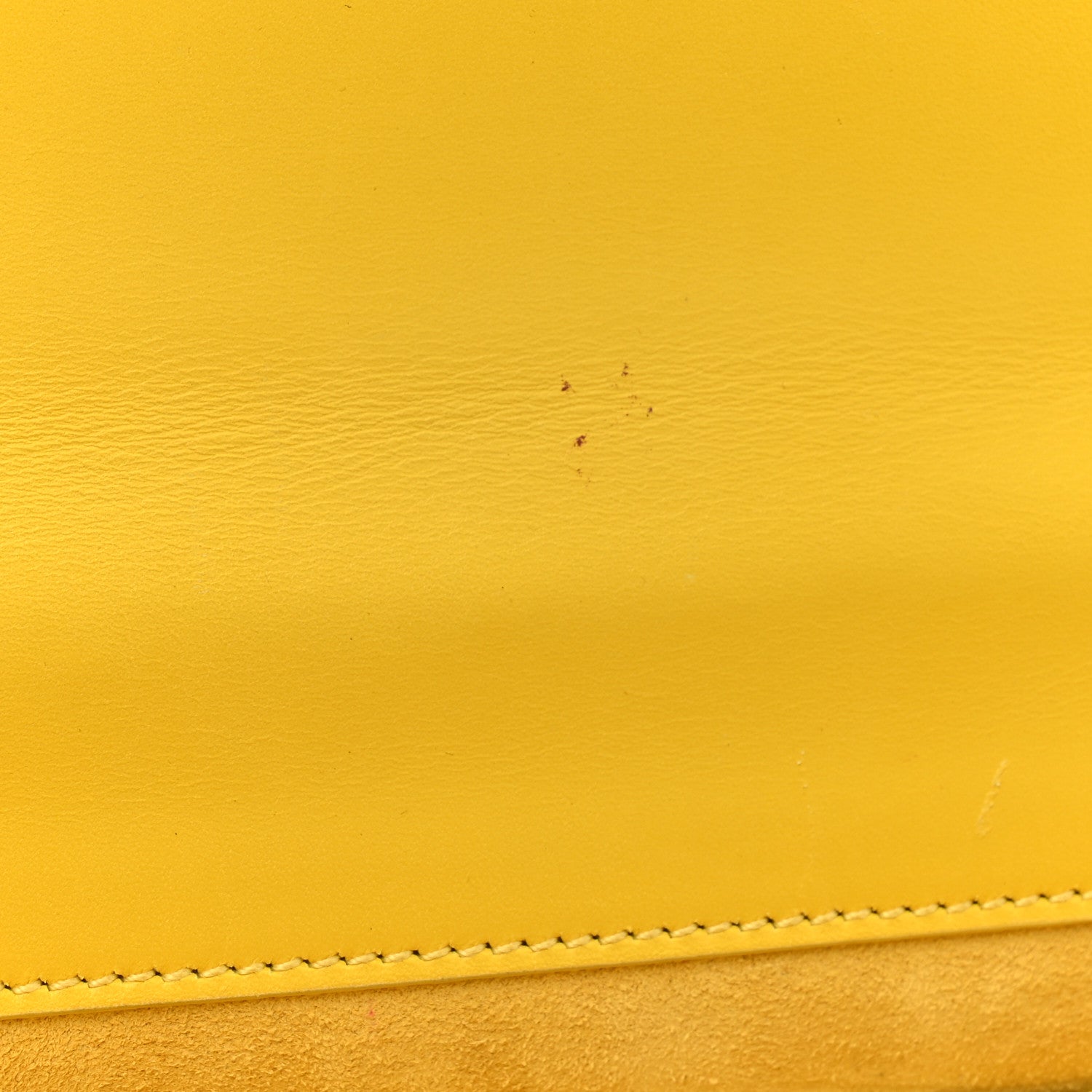 Saint Laurent Calfskin Classic Monogram Cassandre Clutch Soleil 10 of 11