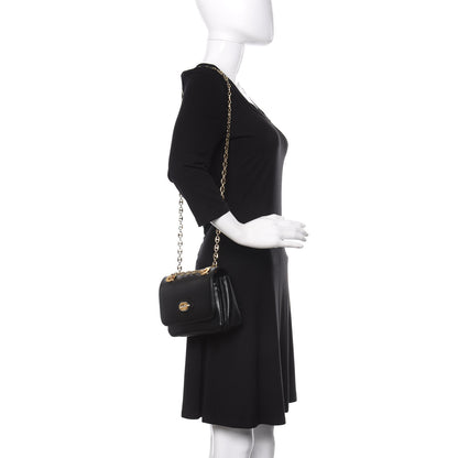 Gucci Azalea Calfskin Mini Marina Chain Shoulder Bag Black 2 of 11