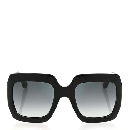 Gucci Acetate Square Frame Sunglasses GG0053S Black 2 of 8