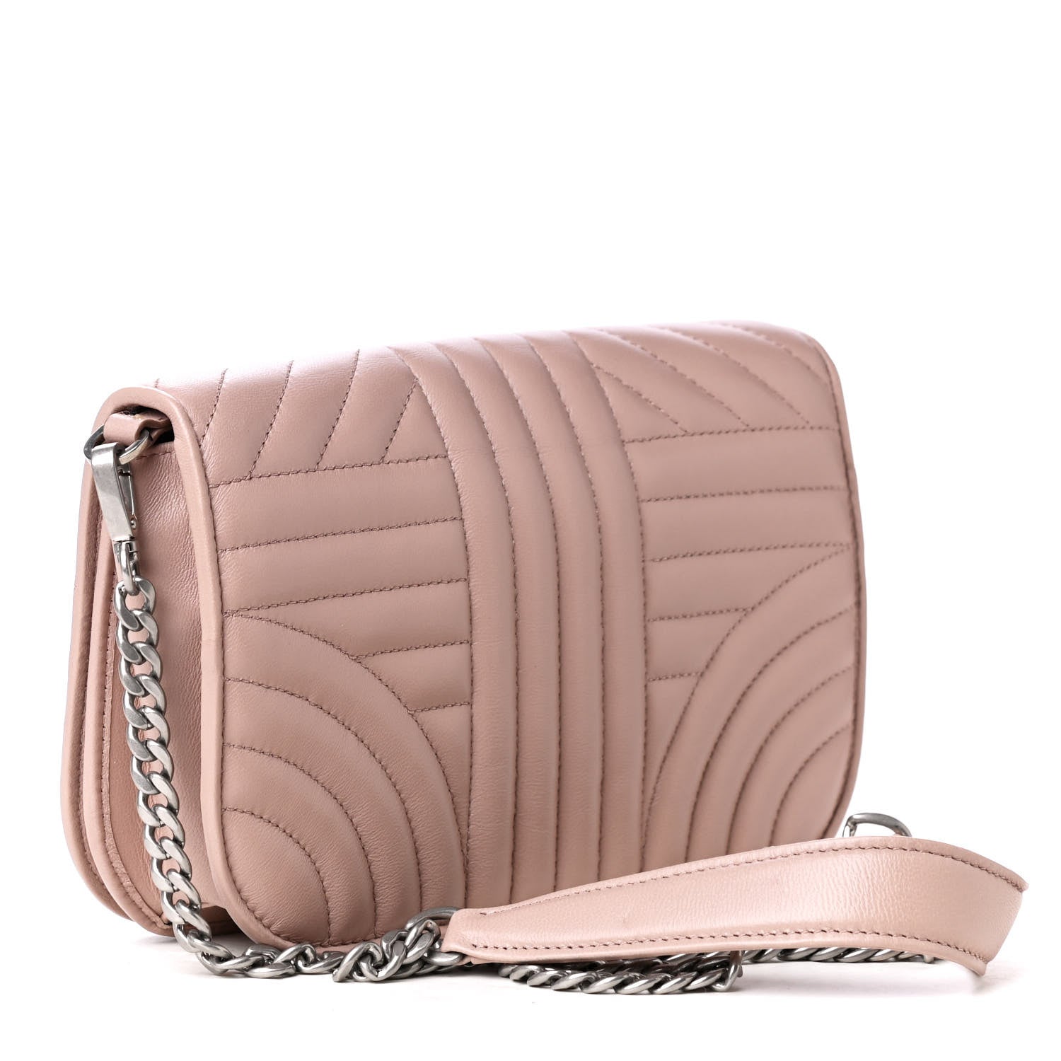 Prada Nappa Impunture Small Diagramme Crossbody Bag Cipria 4 of 6