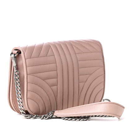 Prada Nappa Impunture Small Diagramme Crossbody Bag Cipria 4 of 6
