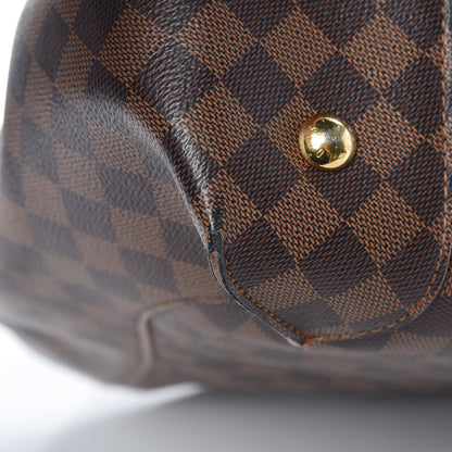 Louis Vuitton Damier Ebene Caissa Hobo Rose Ballerine 16 of 18