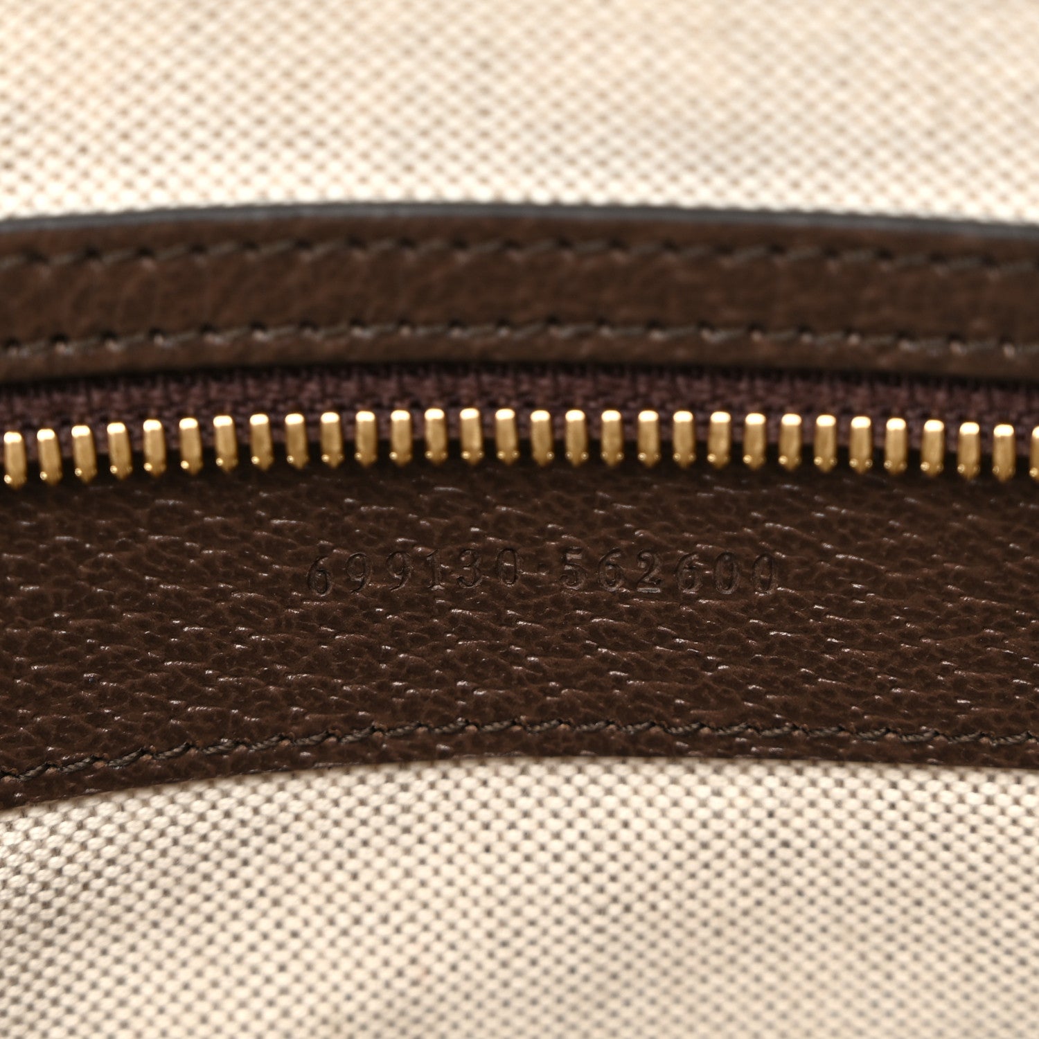 Gucci Monogram Jumbo GG Textured Dollar Calfskin Web Wristlet Messenger Bag Camel Ebony New Acero 7 of 11