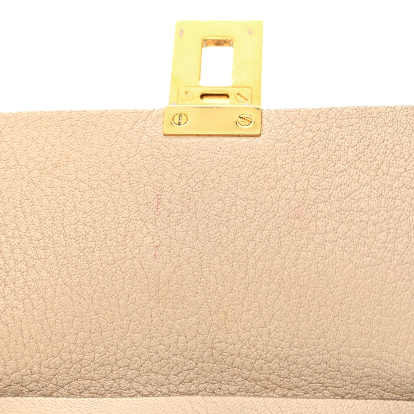 Grained Lambskin Mini Drew Shoulder Bag Abstract White