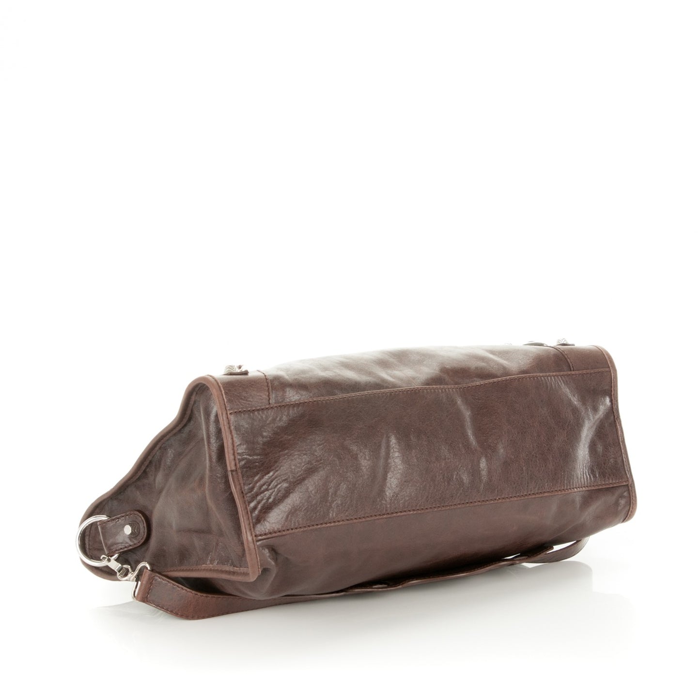 Agneau Giant 12 Silver Hardware City Cigare Fonce