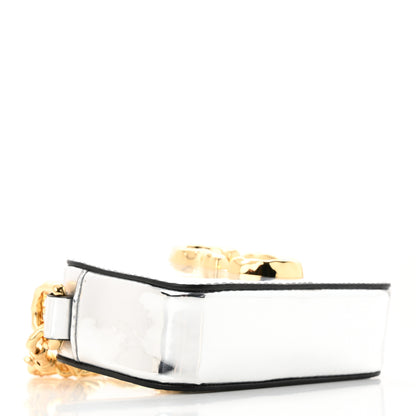 Marc Jacobs Metallic Calfskin Snapshot Camera Bag Silver 4 of 10