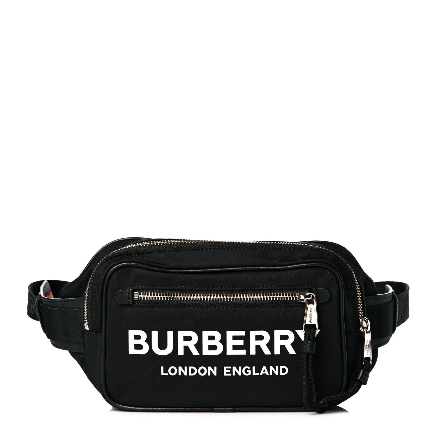 Burberry Econyl Logo Print Bum Bag Black 1 of 11