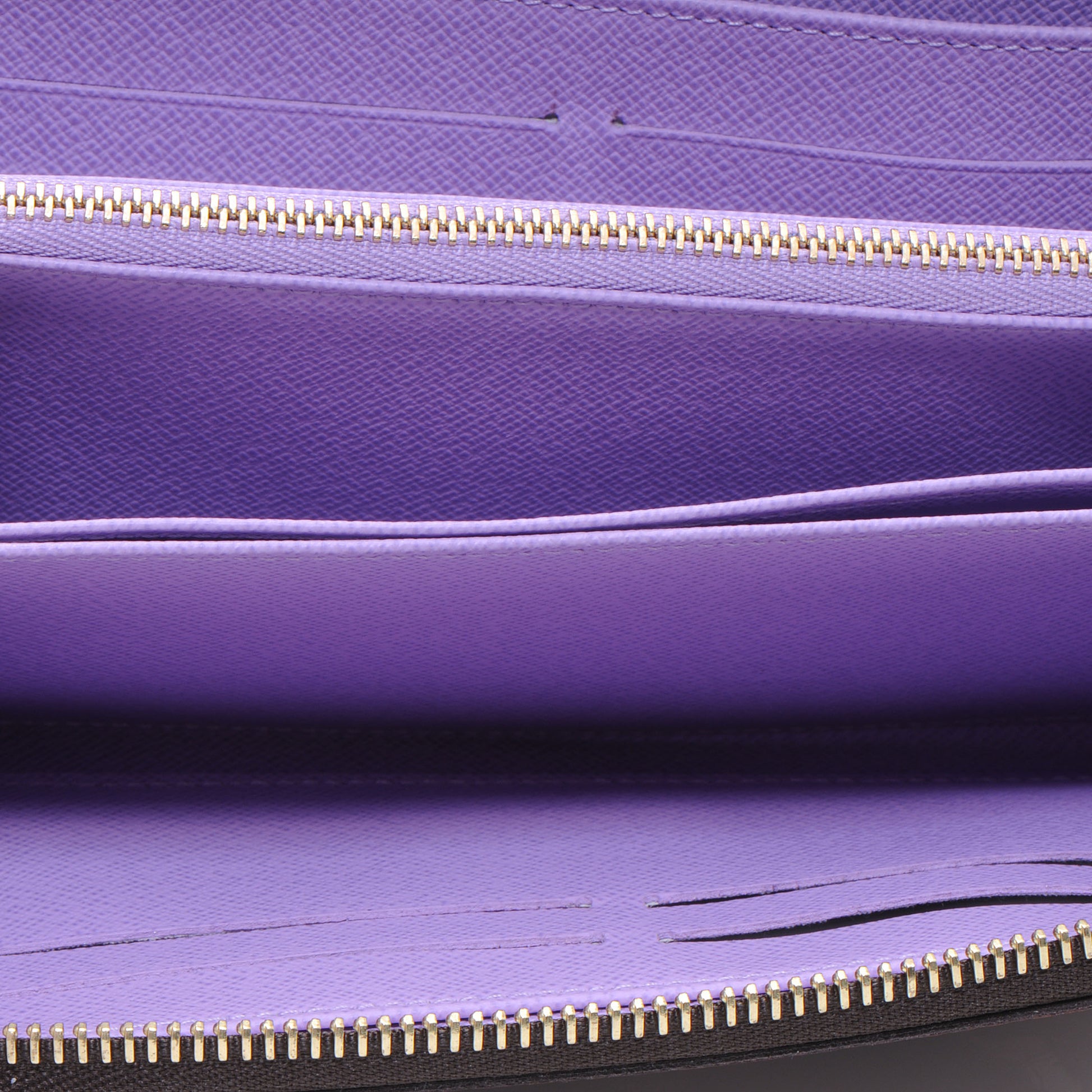Louis Vuitton Damier Ebene Illustre Zippy Wallet Violet 7 of 7