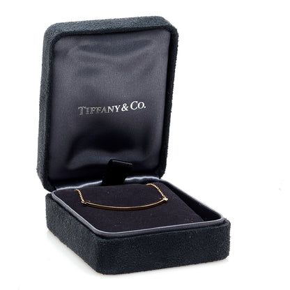 Tiffany 18K Rose Gold Small T Smile Pendant Necklace 6 of 6