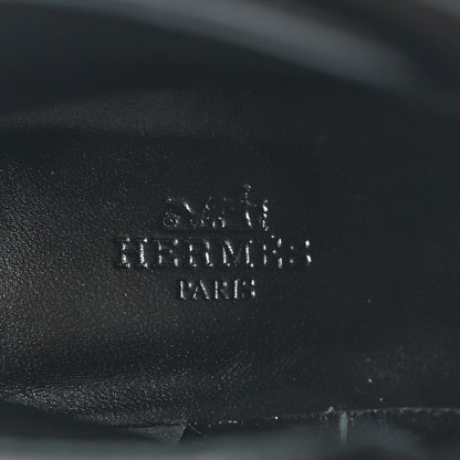Hermes Calfskin Frenchie 50 Ankle Boots 37 Black 7 of 9