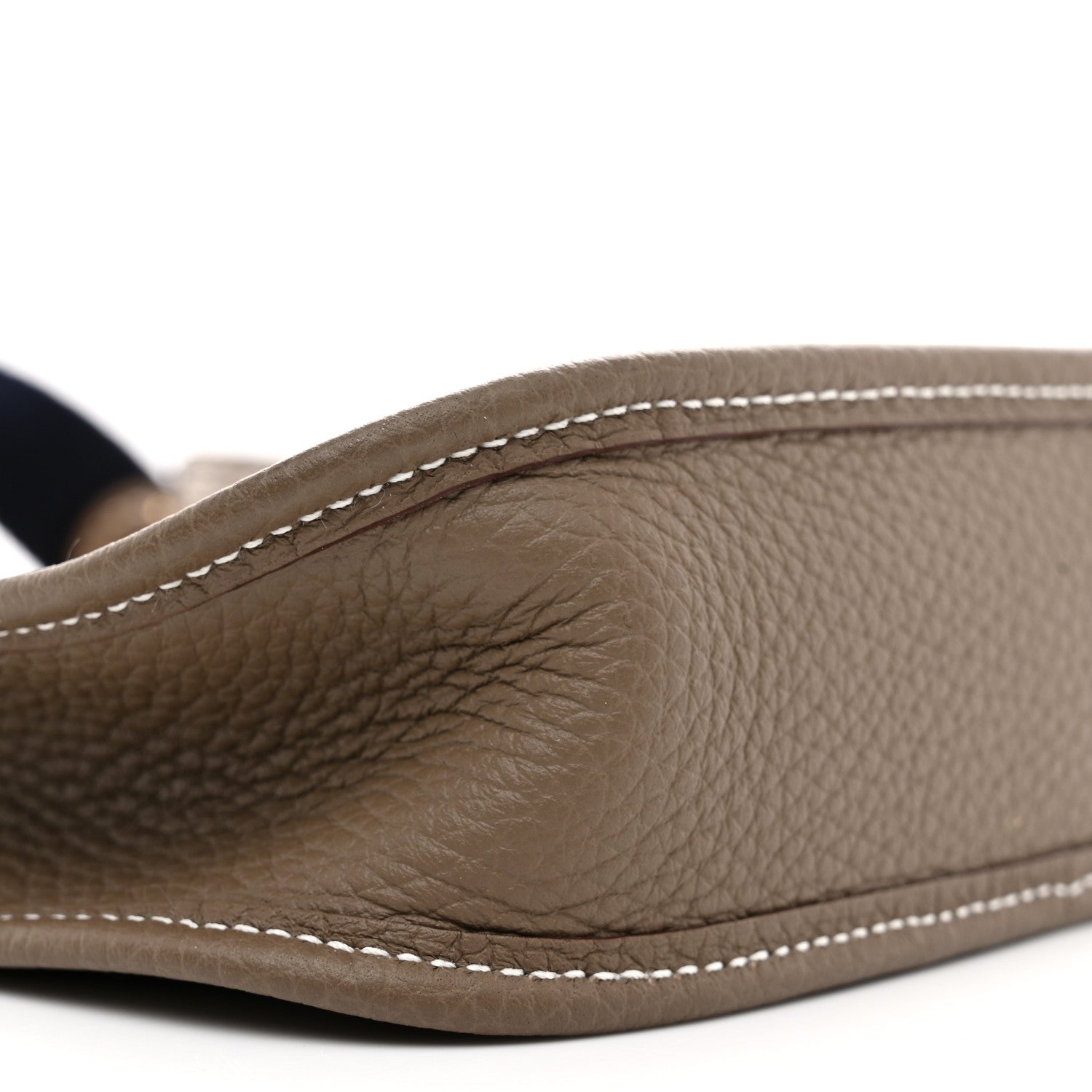 Hermes Taurillon Clemence Amazone Evelyne TPM Etoupe Bleu Indigo 9 of 11