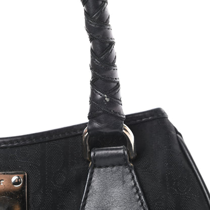 Christian Dior Nylon Monogram Small Lovely Tote Black 15 of 17