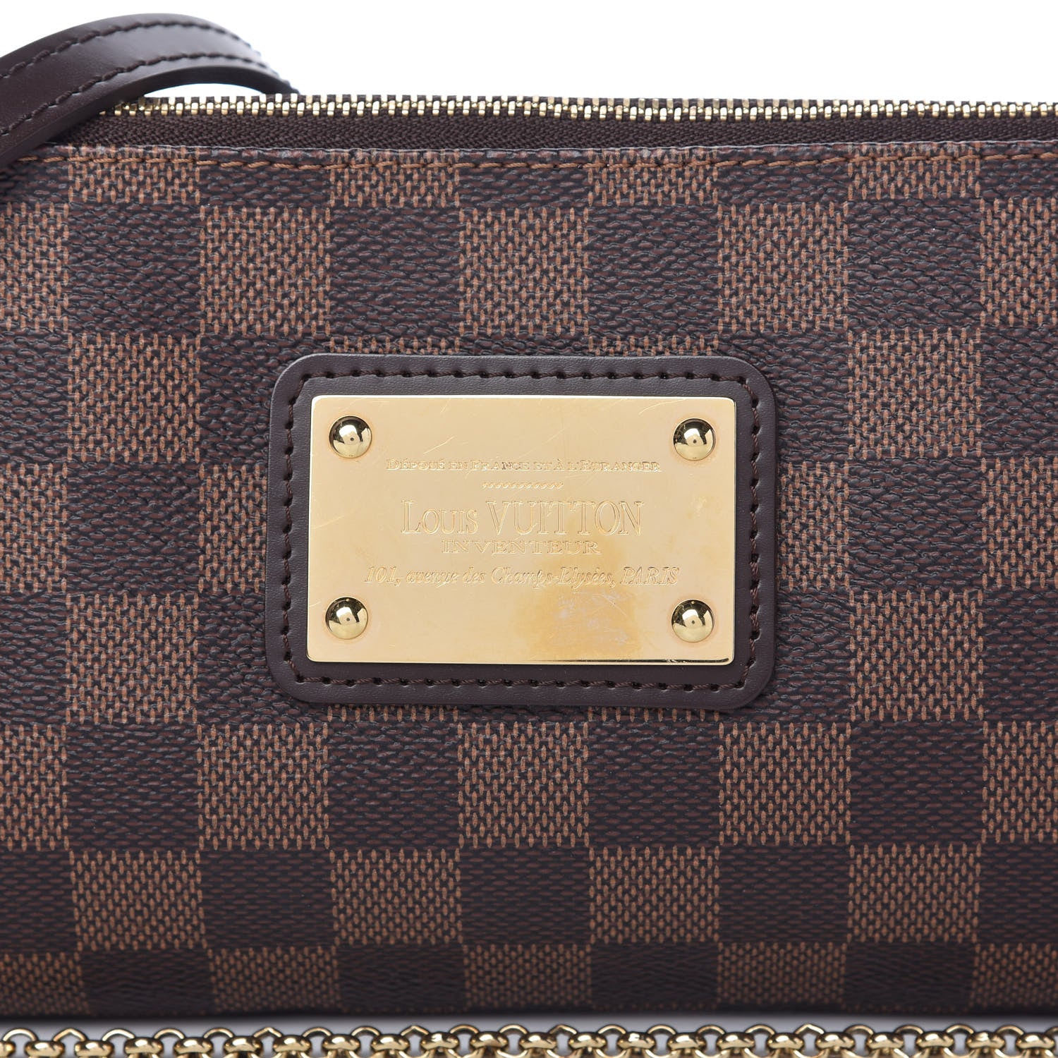 Louis Vuitton Damier Ebene Eva Clutch 10 of 10