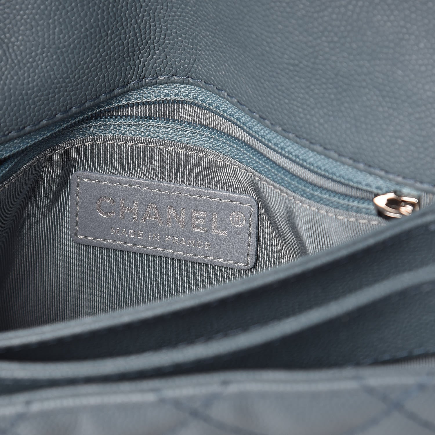 Chanel Caviar Quilted Medium Urban Companion Flap Blue 8 of 10