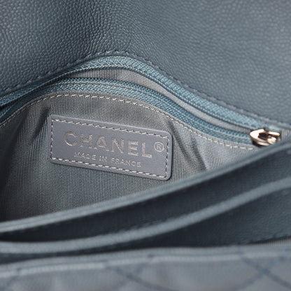 Chanel Caviar Quilted Medium Urban Companion Flap Blue 8 of 10