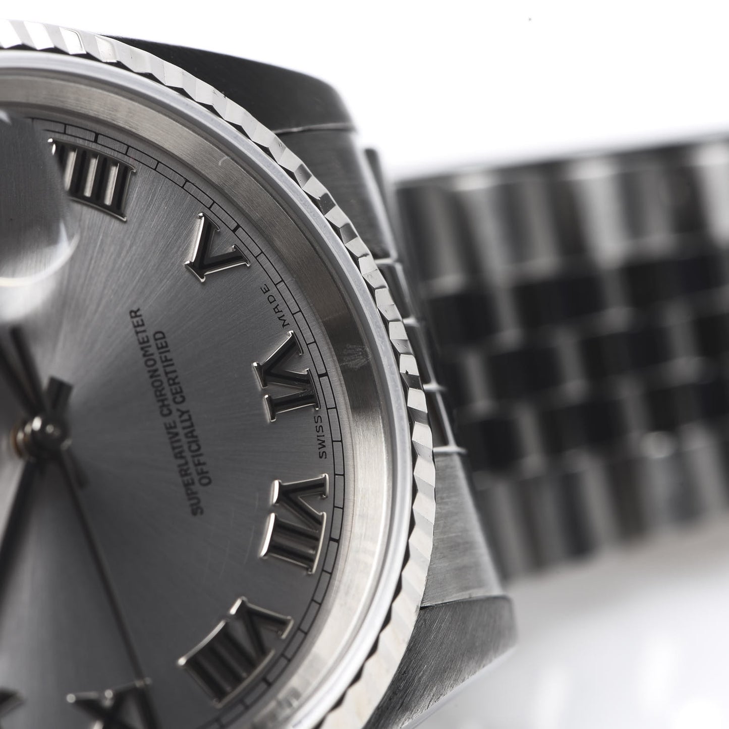Stainless Steel 18K White Gold 36mm Oyster Perpetual Datejust Watch Silver 16234