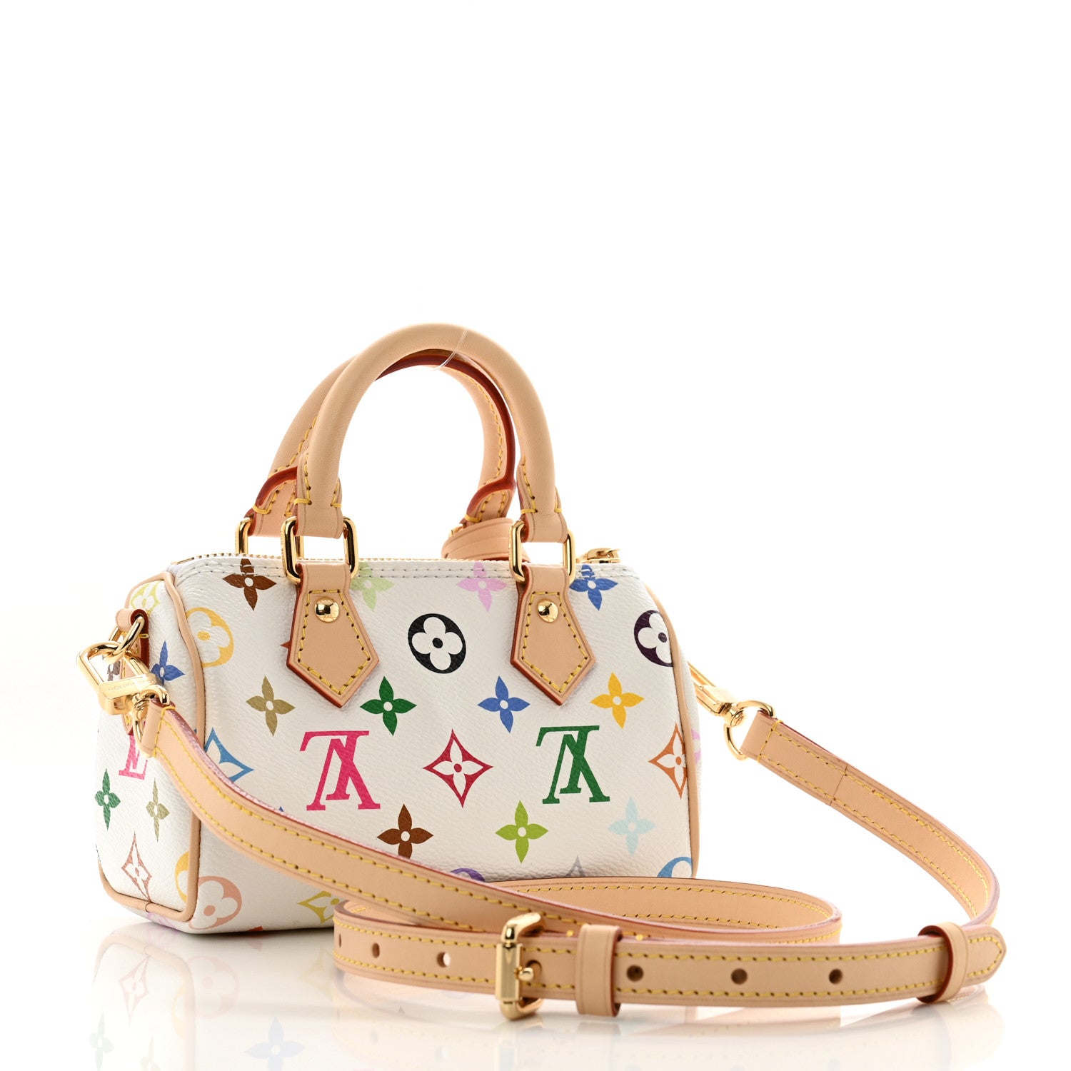 Louis Vuitton LV X TM Monogram Multicolor Nano Speedy White 2 of 9