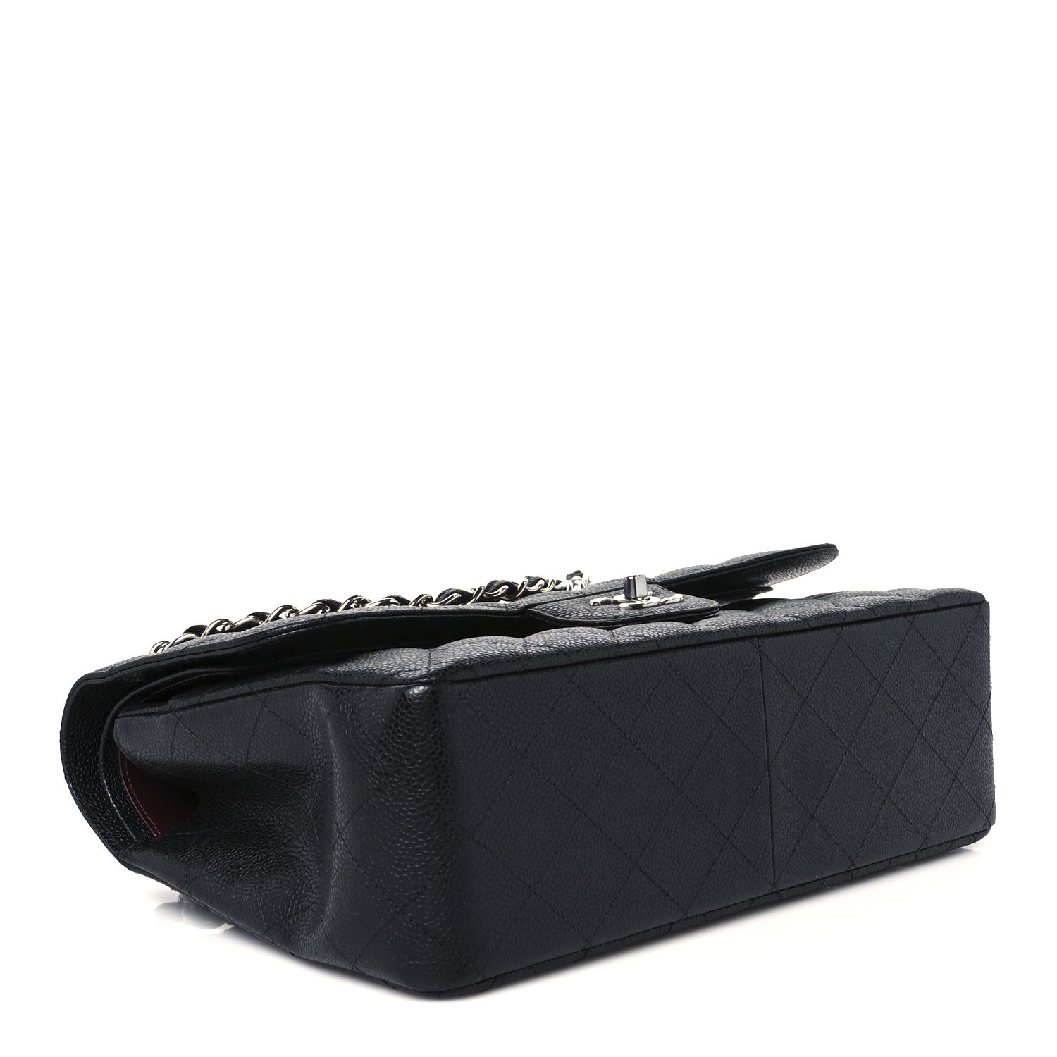 Chanel Caviar Quilted Jumbo Double Flap Black 4 of 12