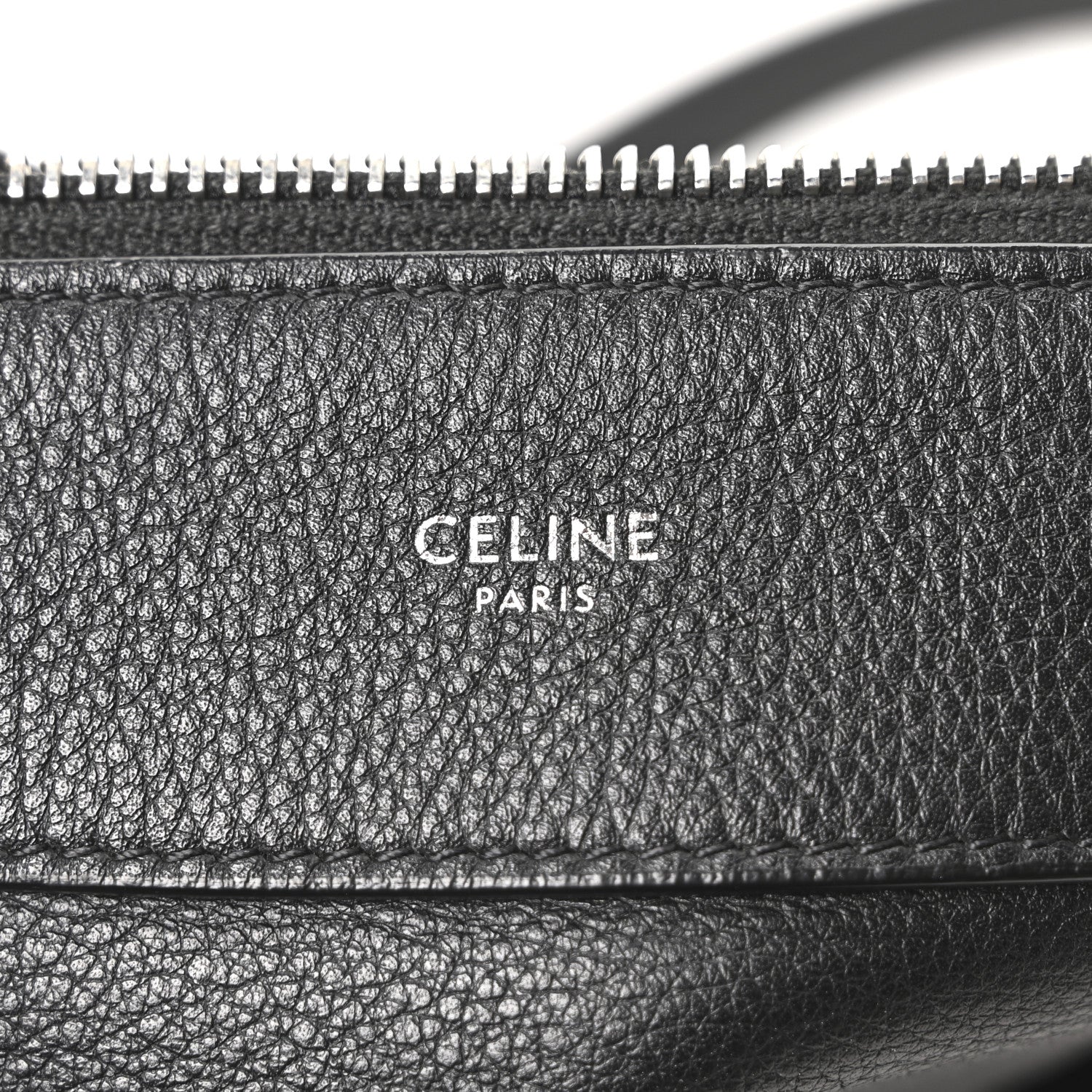Celine Supple Calfskin Weekend Romy Shoulder Bag Black 6 of 9