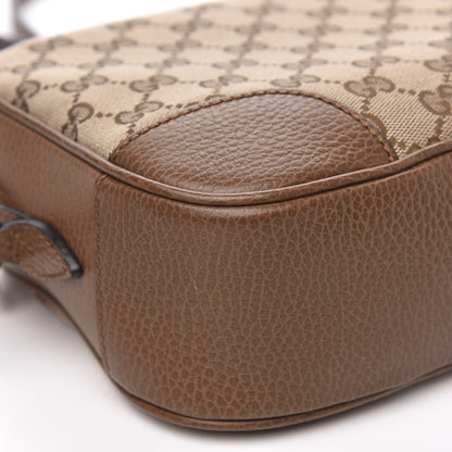 Gucci Monogram Mini Bree Messenger Bag Beige Tabacco 8 of 10