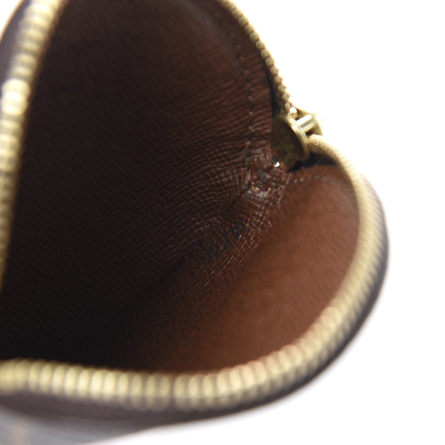 Monogram Round Coin Purse