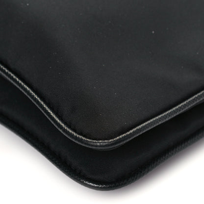 Prada Re-Nylon Saffiano Re-Edition 2000 Double Zip Crossbody Bag Black 10 of 12